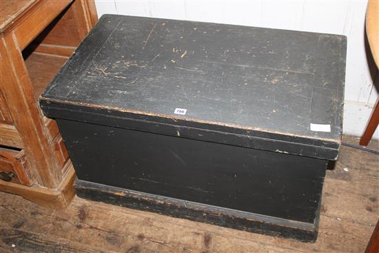 Ebonised pine box